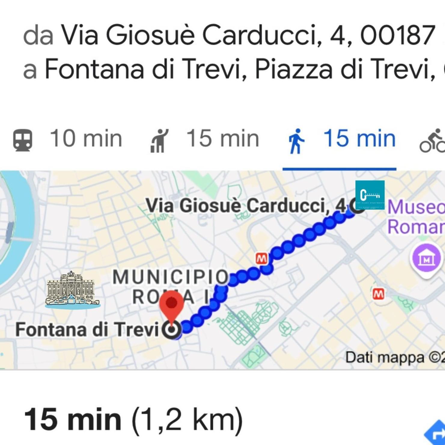 רומא C3 Top Class Apartment, 2 Camere Da Letto, 2 Bagni, Giardino Distante 15 Minuti A Piedi Da Fontana Di Trevi מראה חיצוני תמונה
